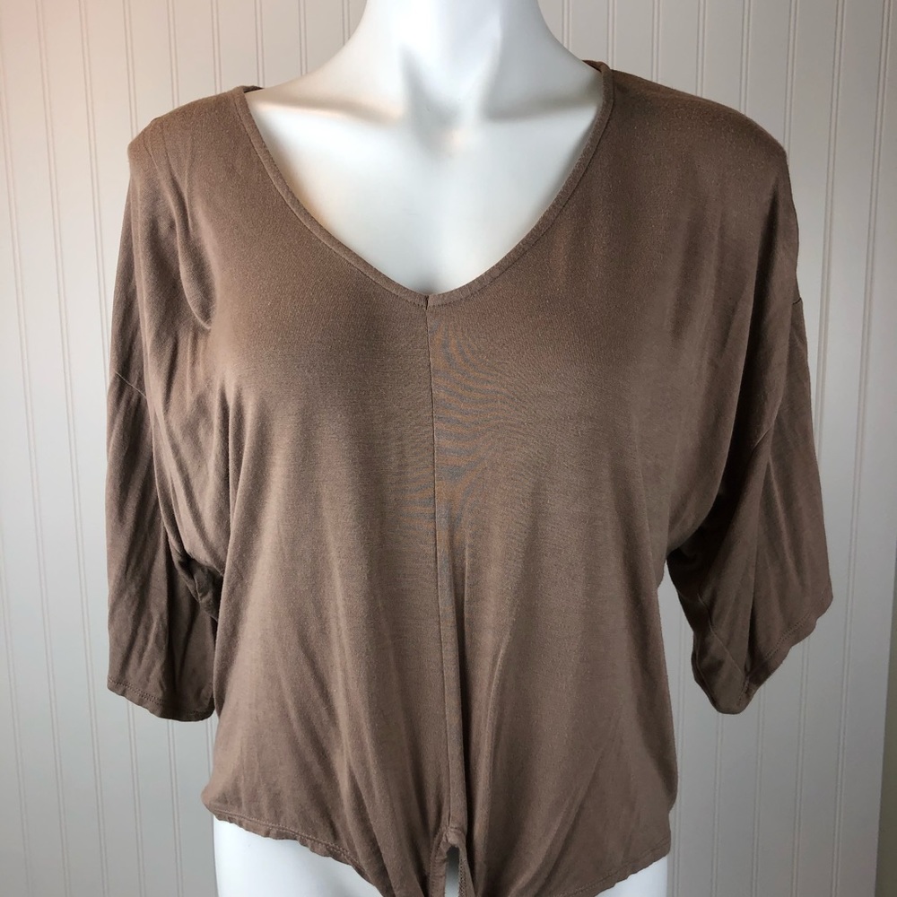 Spring Haze Brown Blouse